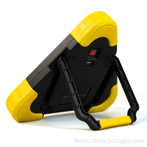 Triangle Light COB: USB Foldable Solar Emergency Work Light